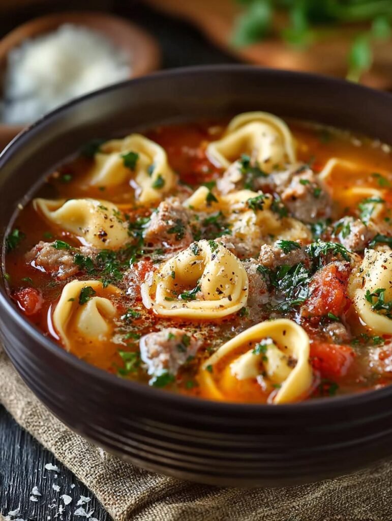 Sausage Tortellini Soup
