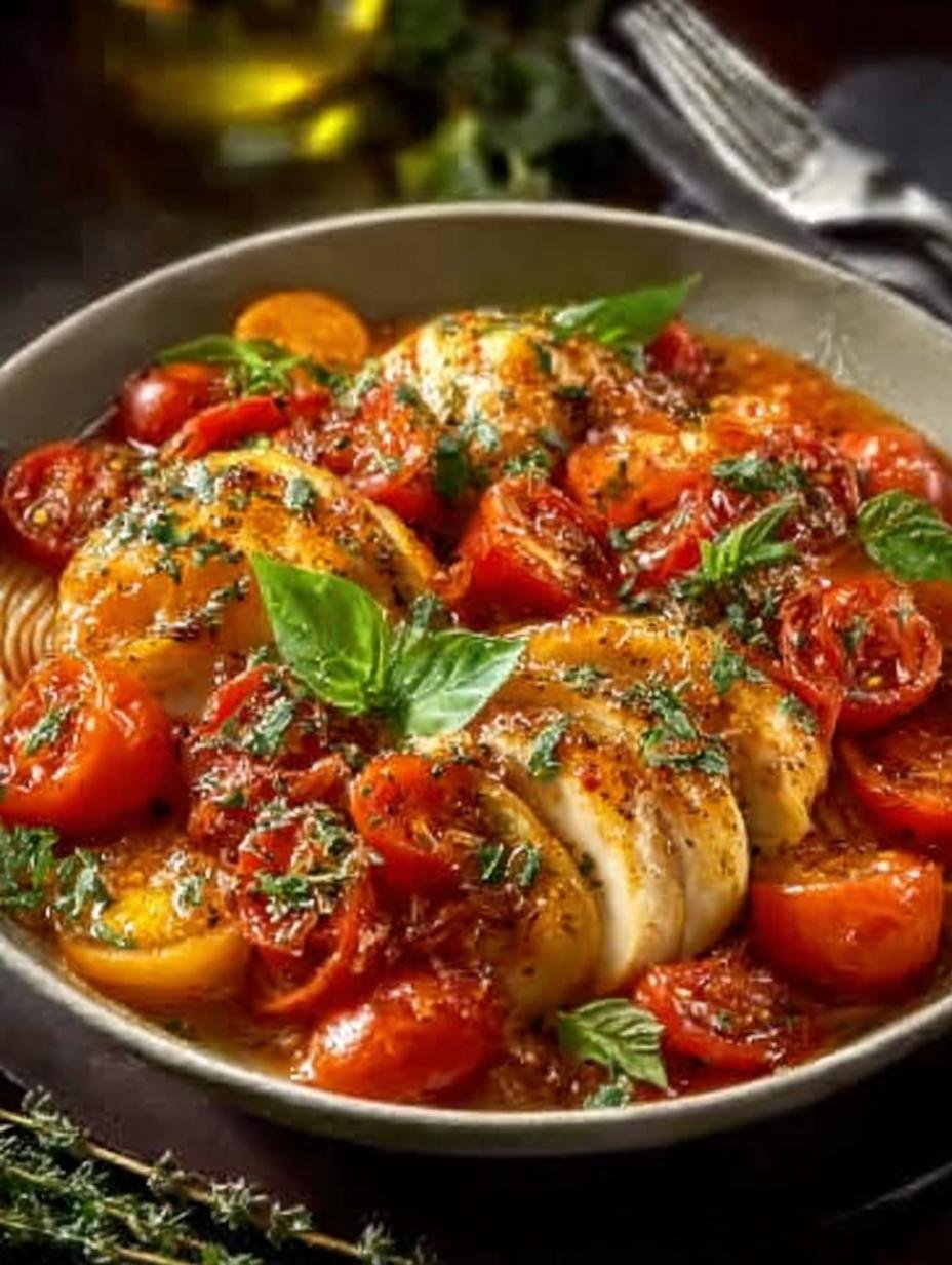 Slow Cooker Tomato Basil Chicken: A Comforting Delight - Slow Cooker Tomato Basil - main visual representation