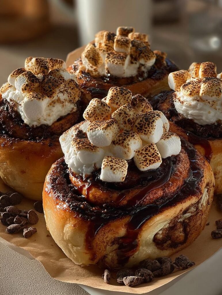 Smores Cinnamon Rolls