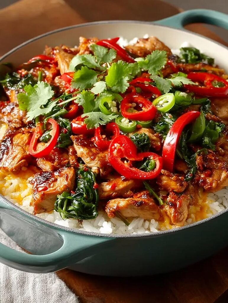 Spicy Thai Basil Chicken