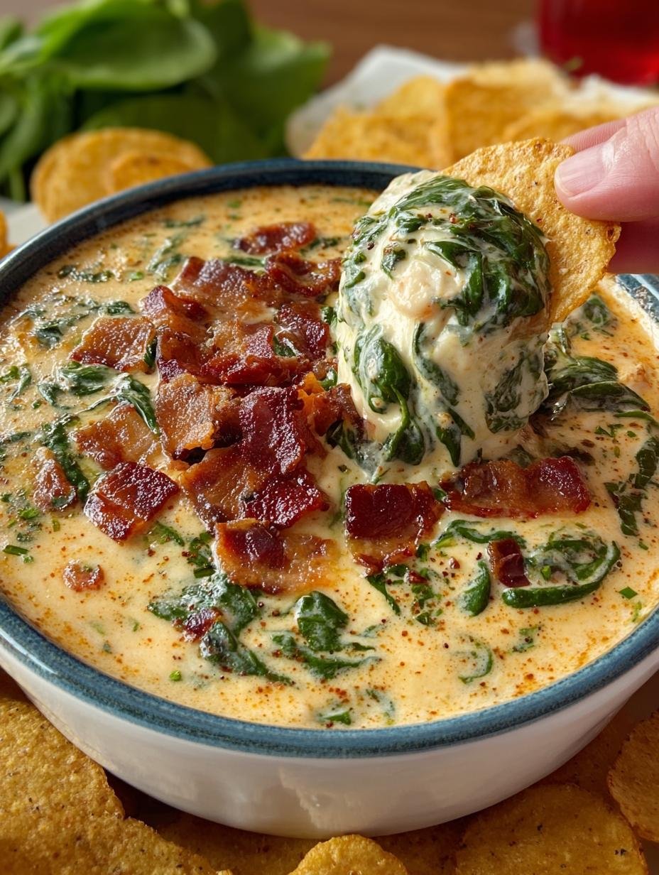 Spinach Bacon Dip: 5 Irresistible Reasons to Try It - Spinach Bacon Dip - main visual representation