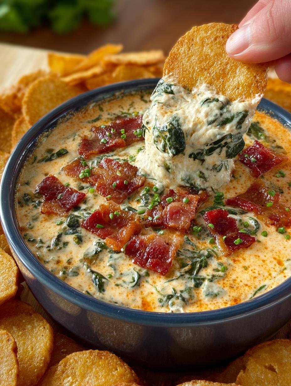 Spinach Bacon Dip: 5 Irresistible Reasons to Try It - Spinach Bacon Dip - additional detail