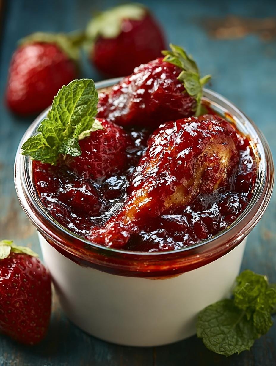 Strawberry Cabernet Barbecue Sauce: 5 Steps to Perfection - Strawberry Cabernet Barbecue Sauce - additional detail