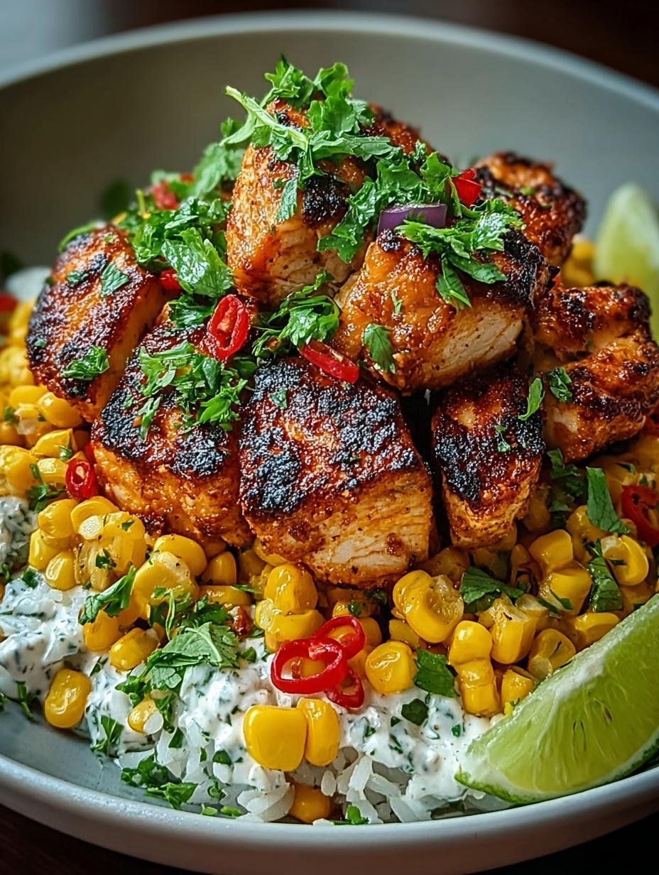 Delicious Street Corn Chicken Rice Bowl You'll Love - Street Corn Chicken Rice - additional detail