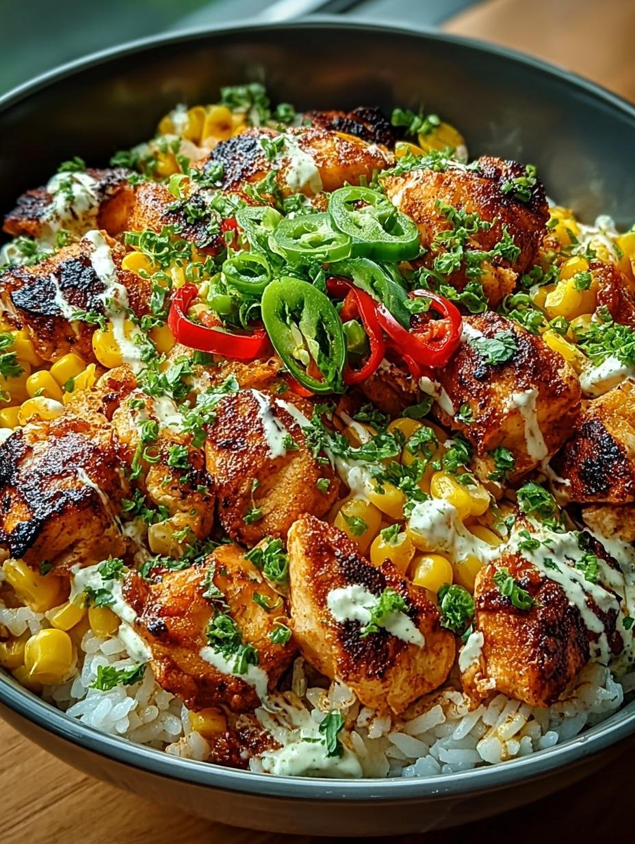 Street Corn Chicken Rice