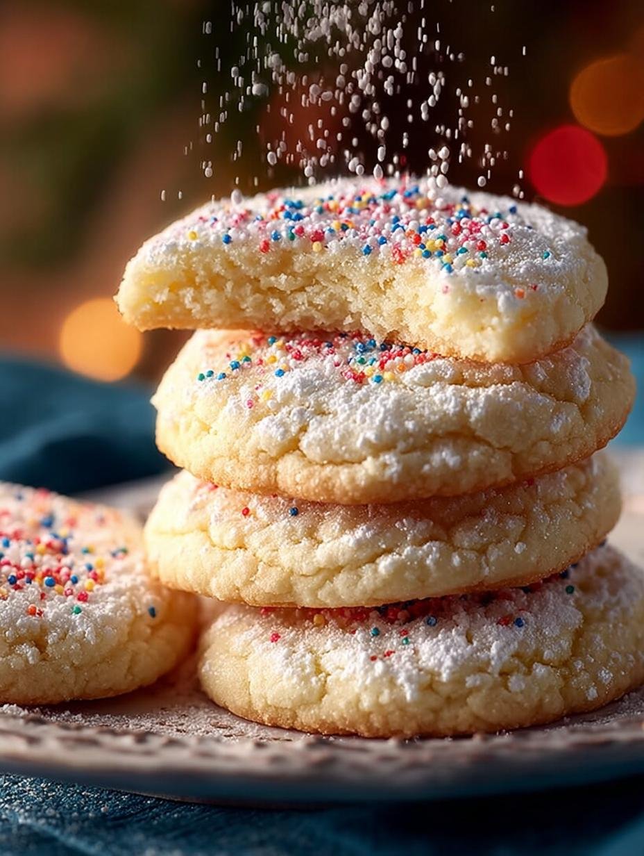 Sugar Cookies with Powdered