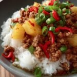 Teriyaki Ground Turkey Pineapple