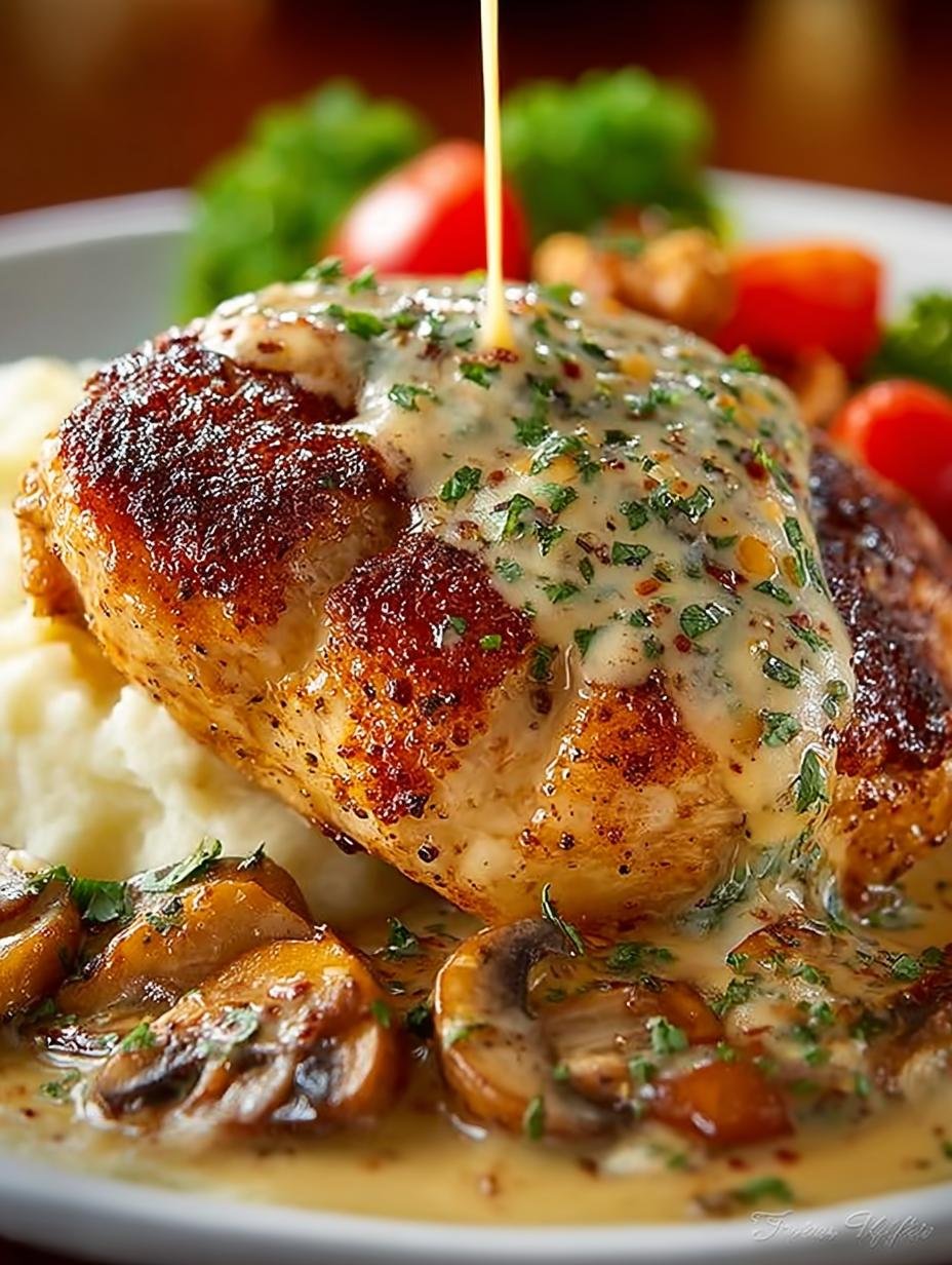 Delicious Texas Roadhouse Smothered Chicken Recipe - Texas Roadhouse Smothered Chicken - main visual representation