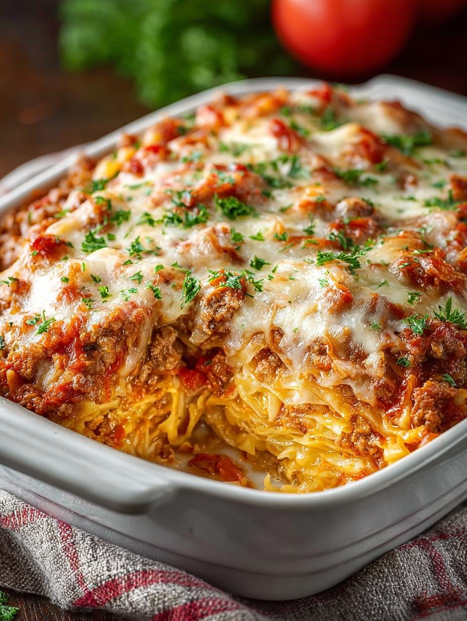 Unstuffed Cabbage Roll Casserole: A Comforting 30-Minute Meal - Unstuffed Cabbage Roll Casserole - main visual representation