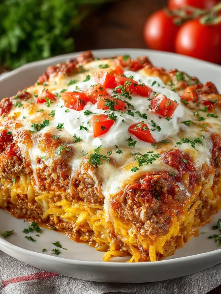 Unstuffed Cabbage Roll Casserole