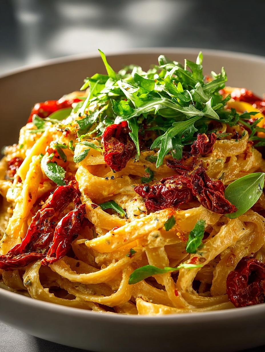 Vegan Creamy Sun Dried Tomato Pasta: A Delightful Dish - Vegan Creamy Sun Dried - main visual representation