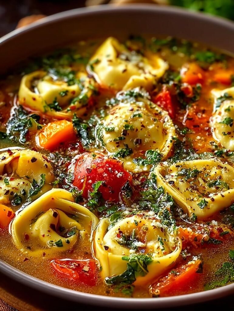 Veggie Tortellini Soup