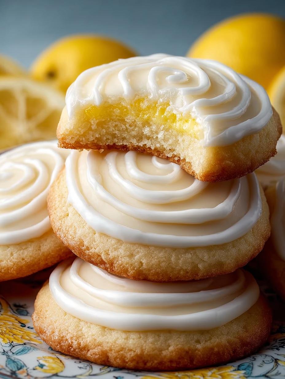 Zesty Lemon Frosted Cookies That Brighten Every Bite - Zesty Lemon Frosted Cookies - main visual representation