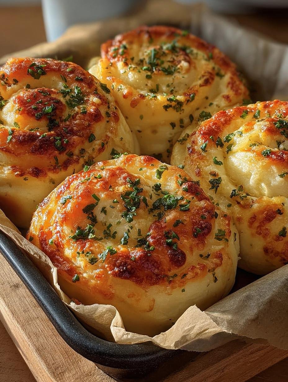 #comment 3105: 6 Irresistible Buttery Cheese Garlic Rolls - #comment 3105 - main visual representation