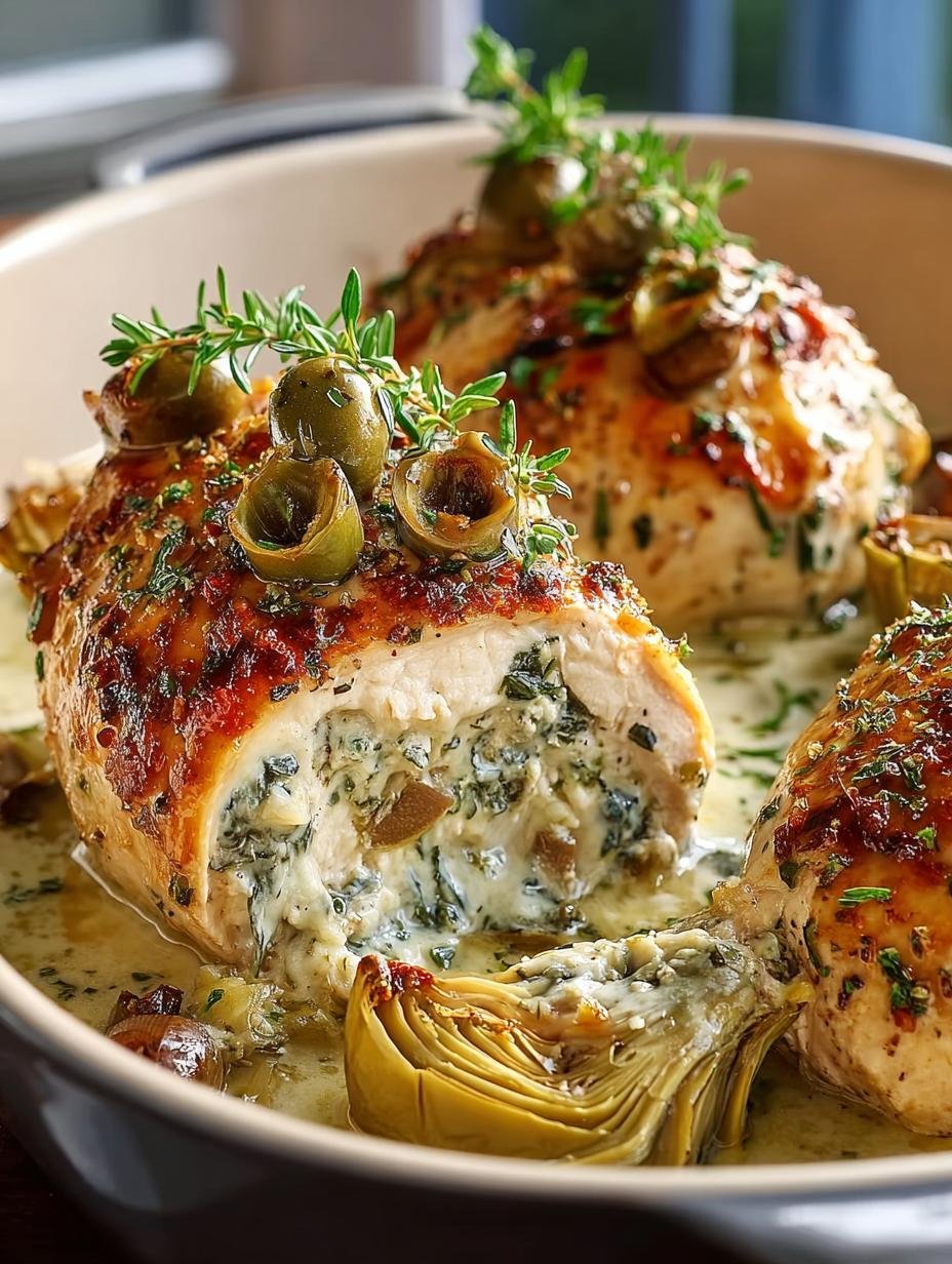 Artichoke Olive Stuffed Chicken: 5-Star Flavor Explosion - Artichoke Olive Stuffed Chicken - main visual representation