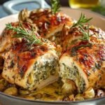 Artichoke Olive Stuffed Chicken
