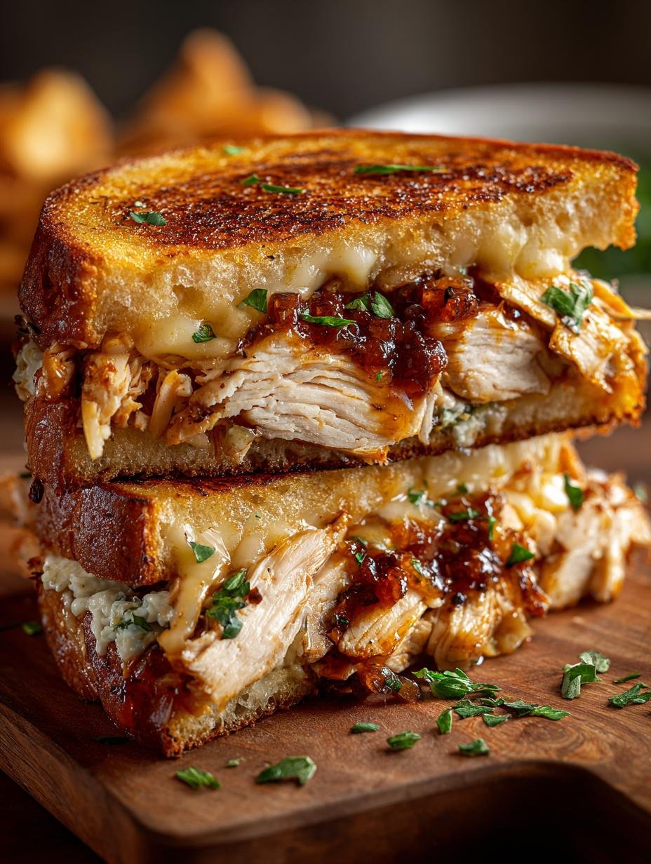 BBQ Chicken Grilled Cheese: 5 Irresistible Variations - Bbq Chicken Grilled Cheese - additional detail