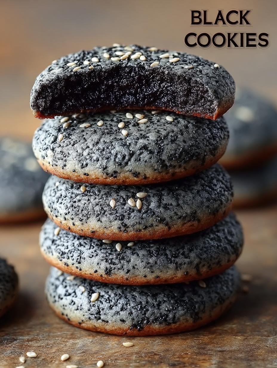 Delicious Black Sesame Cookies: A Unique Treat to Savor - Black Sesame Cookies - additional detail
