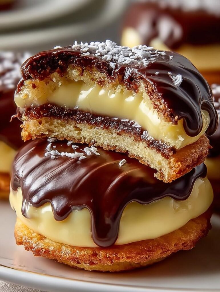 Boston Cream Pie Cookie
