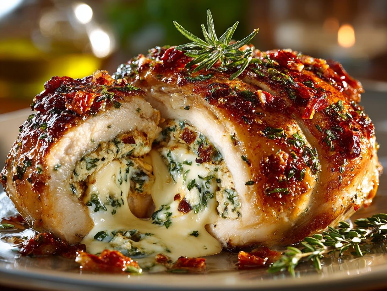 Boursin Stuffed Chicken Breast