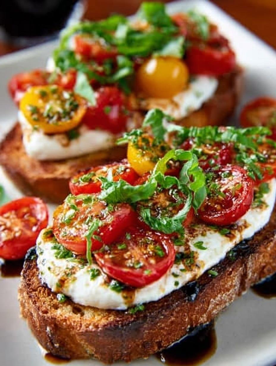 Burrata Bruschetta Toasts Incredible: 7 Irresistible Ideas - Burrata Bruschetta Toasts Incredible - main visual representation
