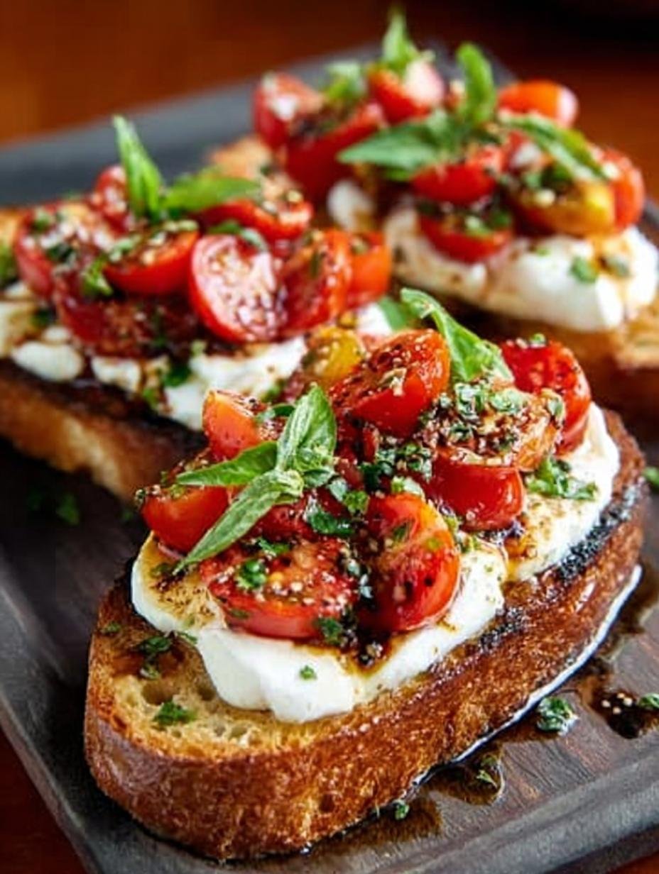 Burrata Bruschetta Toasts Incredible: 7 Irresistible Ideas - Burrata Bruschetta Toasts Incredible - additional detail