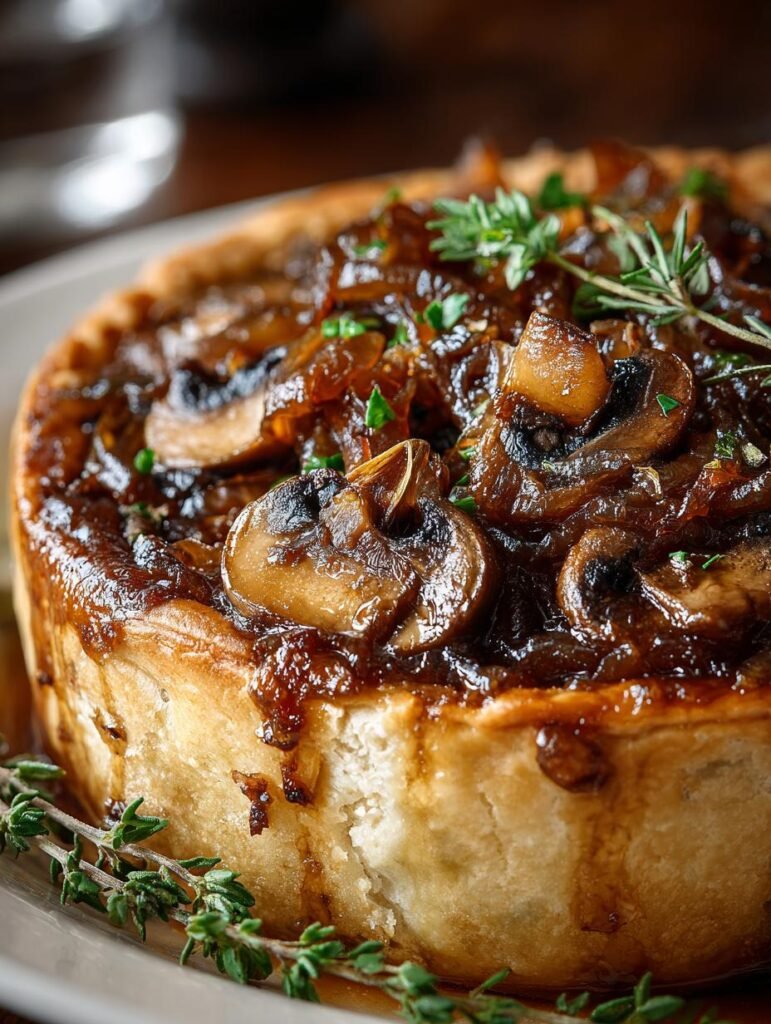 Caramelized Onion Mushroom Pot