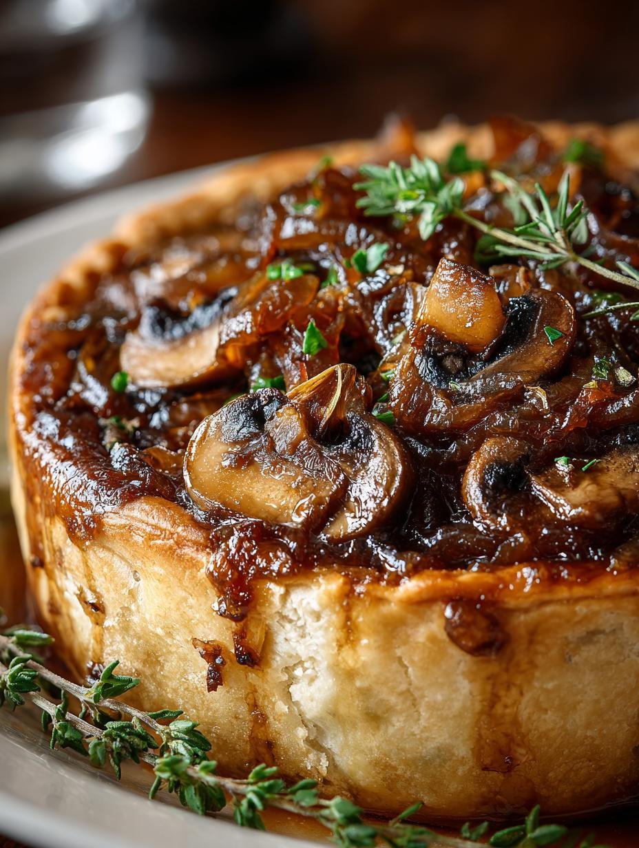 Caramelized Onion Mushroom Pot
