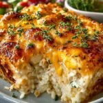 Cheesy Chicken Rice Bake