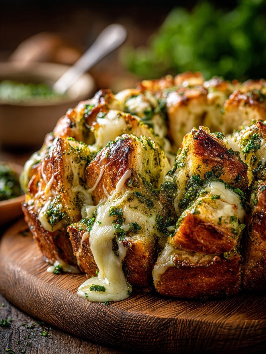 Cheesy Pesto Pull Apart: 6 Irresistible Layers of Flavor - Cheesy Pesto Pull Apart - main visual representation