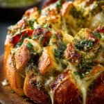 Cheesy Pesto Pull Apart