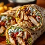 Chipotle Ranch Chicken Wraps