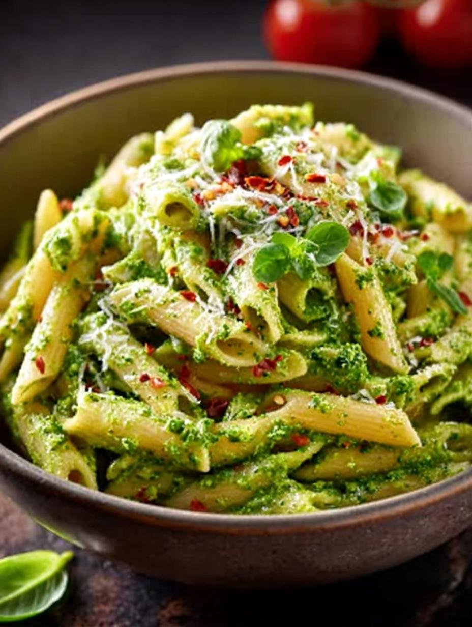 Creamy Avocado Pesto Pasta: 5 Simple Steps to Delight - Creamy Avocado Pesto Pasta - main visual representation