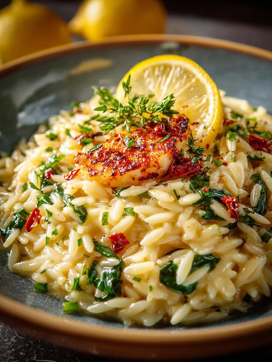 Creamy Lemon Orzo