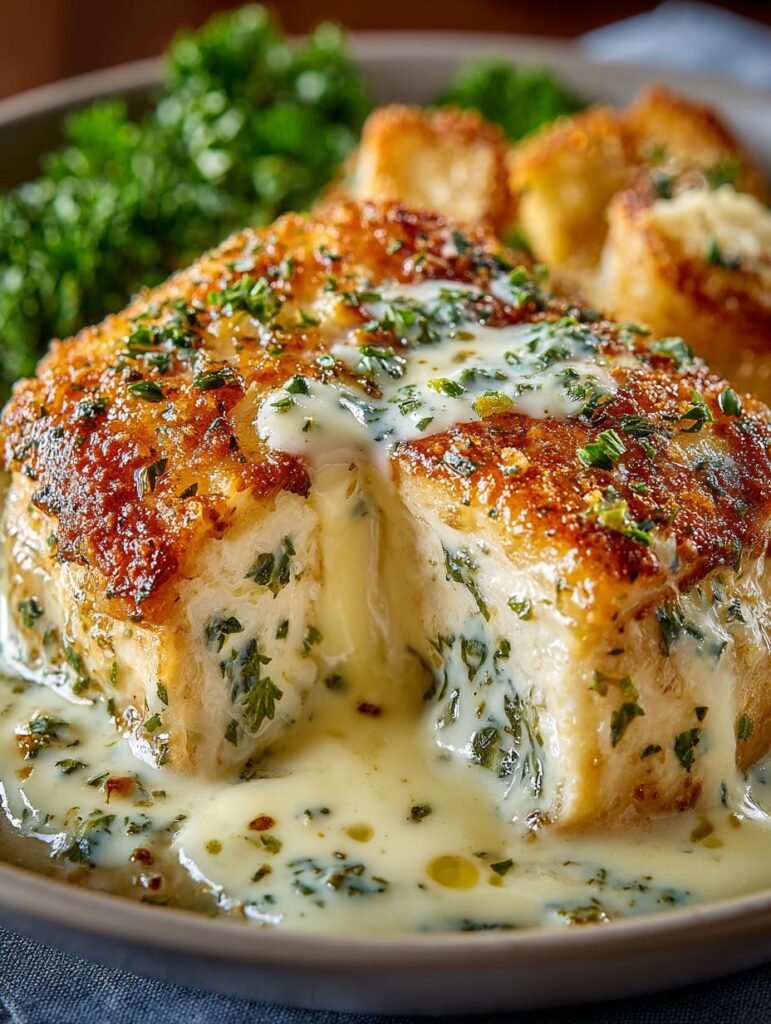 Creamy Parmesan Baked Caesar