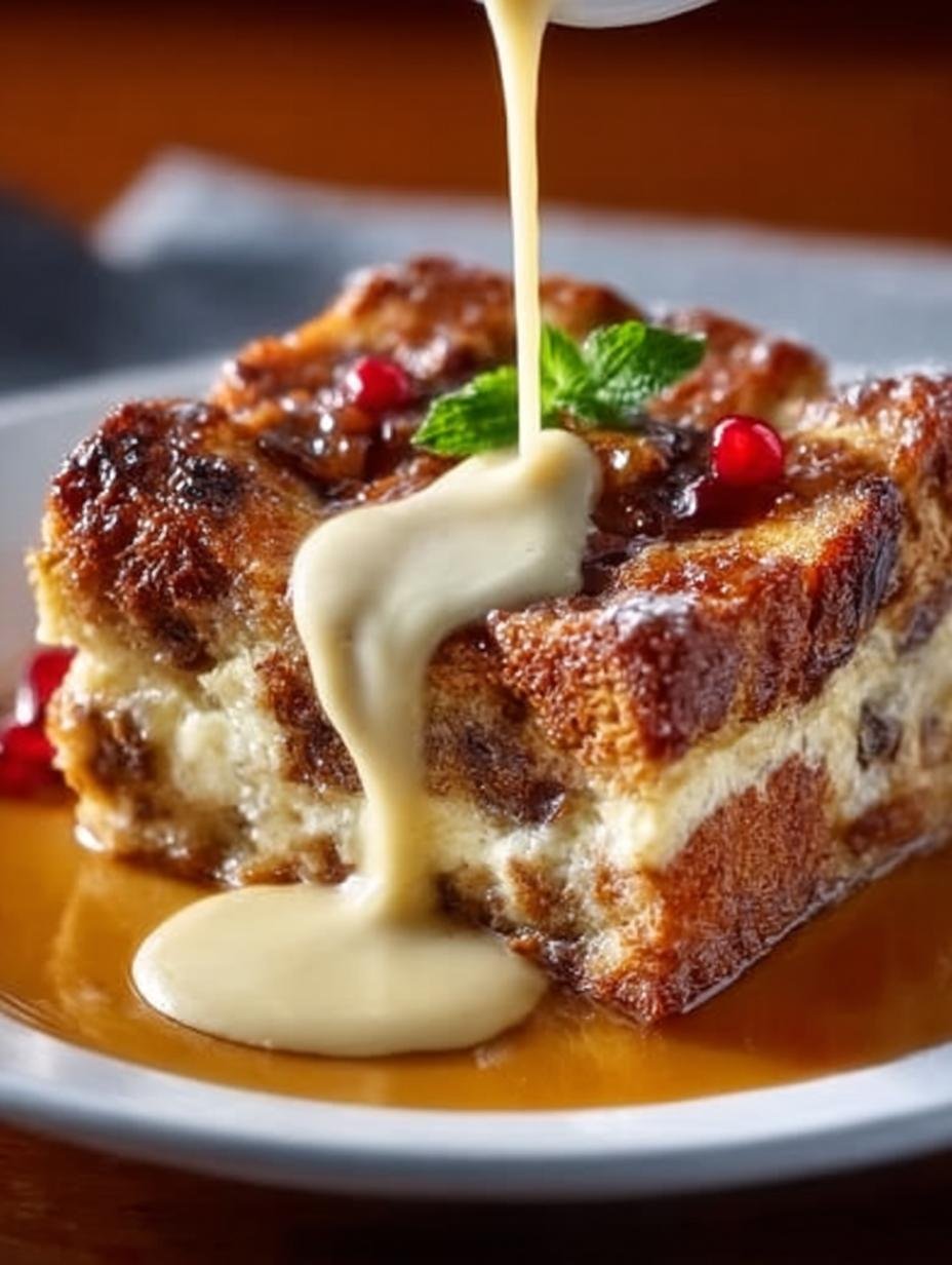 Indulge in 7 Steps of Creole Bread Pudding with Whiskey - Creole Bread Pudding with - additional detail