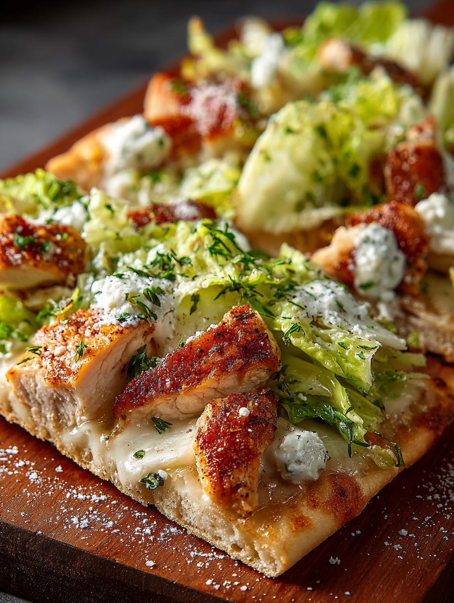 Crispy Chicken Caesar Flatbread: 5 Simple Steps - Crispy Chicken Caesar Flatbread - main visual representation