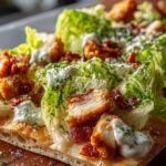 Crispy Chicken Caesar Flatbread