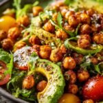 Crispy Chickpea Avocado Salad