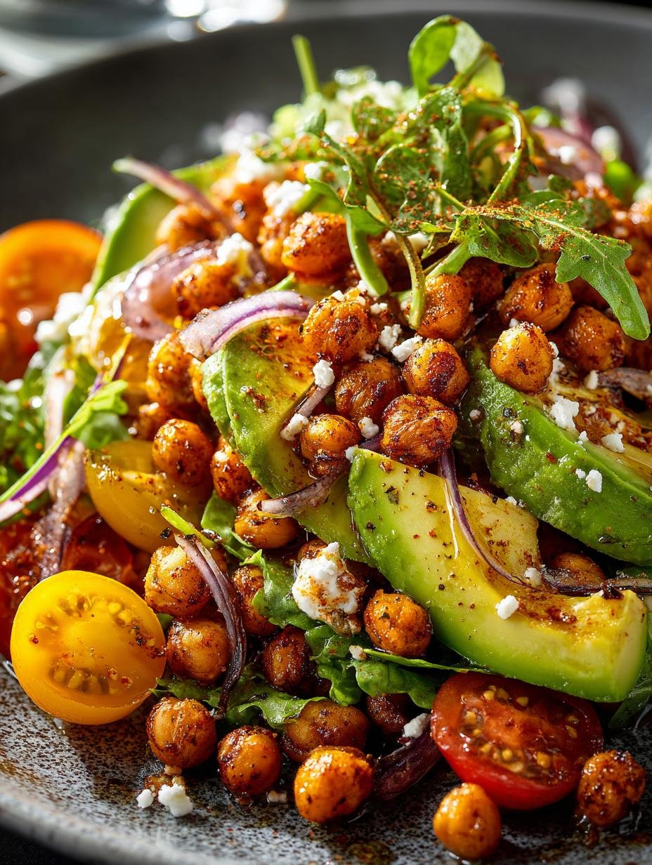 Crispy Chickpea Avocado Salad: 5 Steps to Perfection - Crispy Chickpea Avocado Salad - additional detail