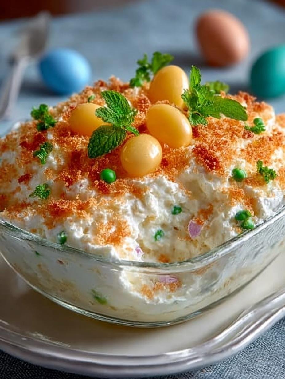 Easter Fluff Salad You Must Try for Spring Celebrations - Easter Fluff Salad You - additional detail