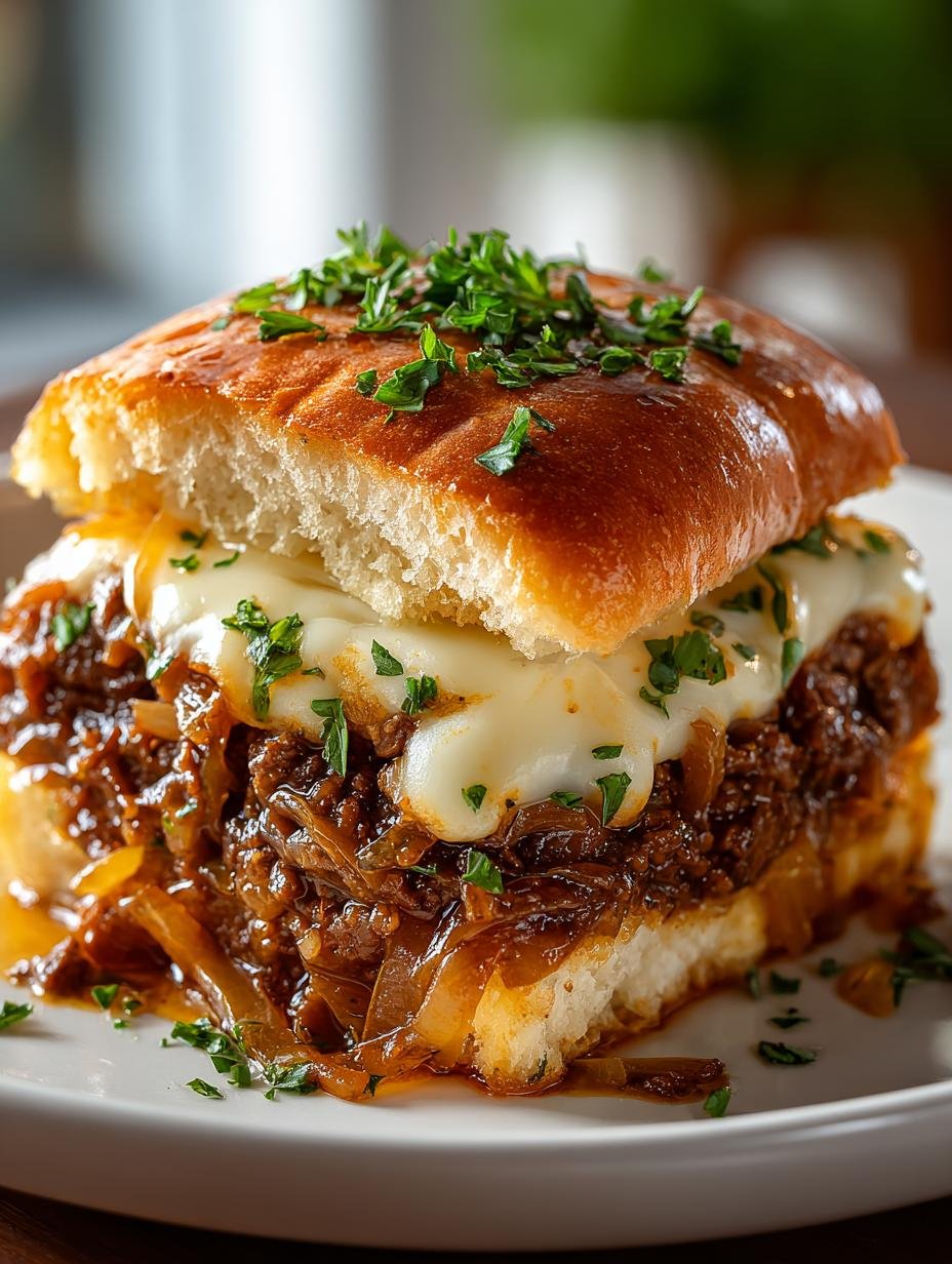 French Onion Beef Sloppy