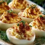 French Onion Deviled Eggs