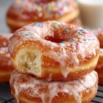 Glazed Donuts with Milk