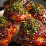 Gochujang Glazed Chicken Thighs