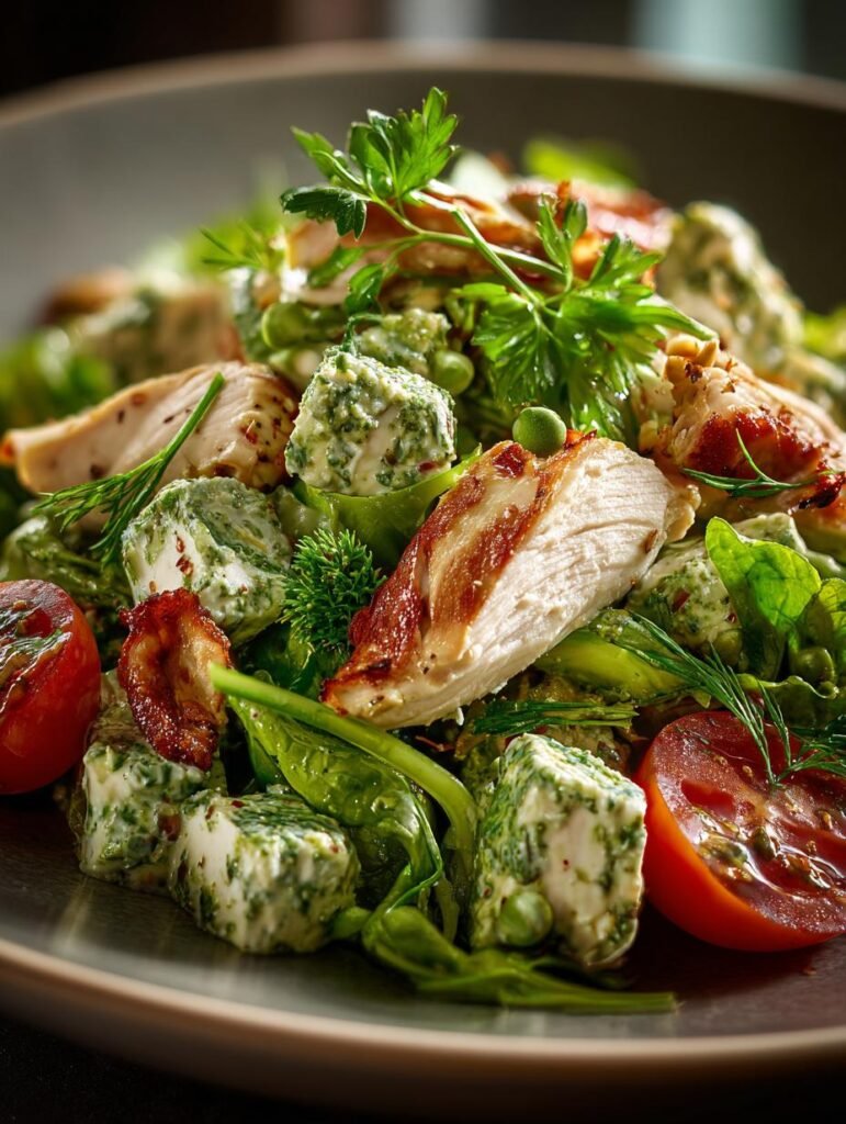 Green Goddess Chicken Salad