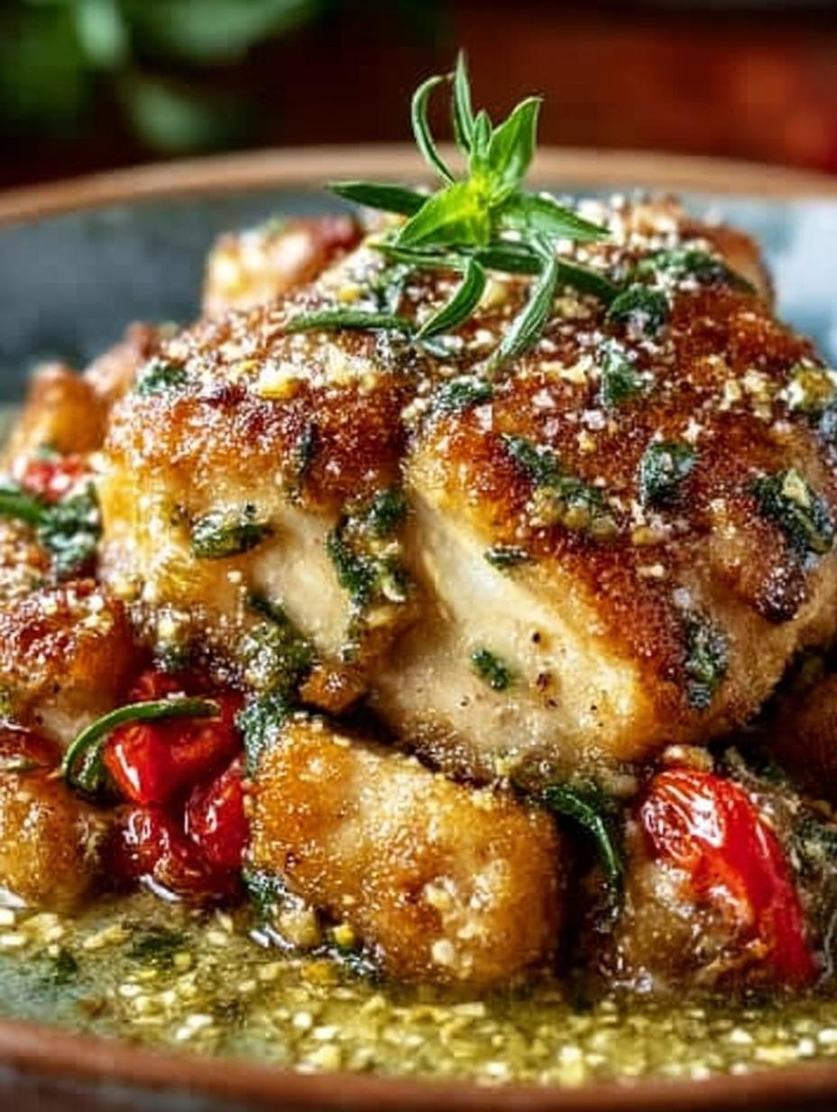 Keto Garlic Chicken For