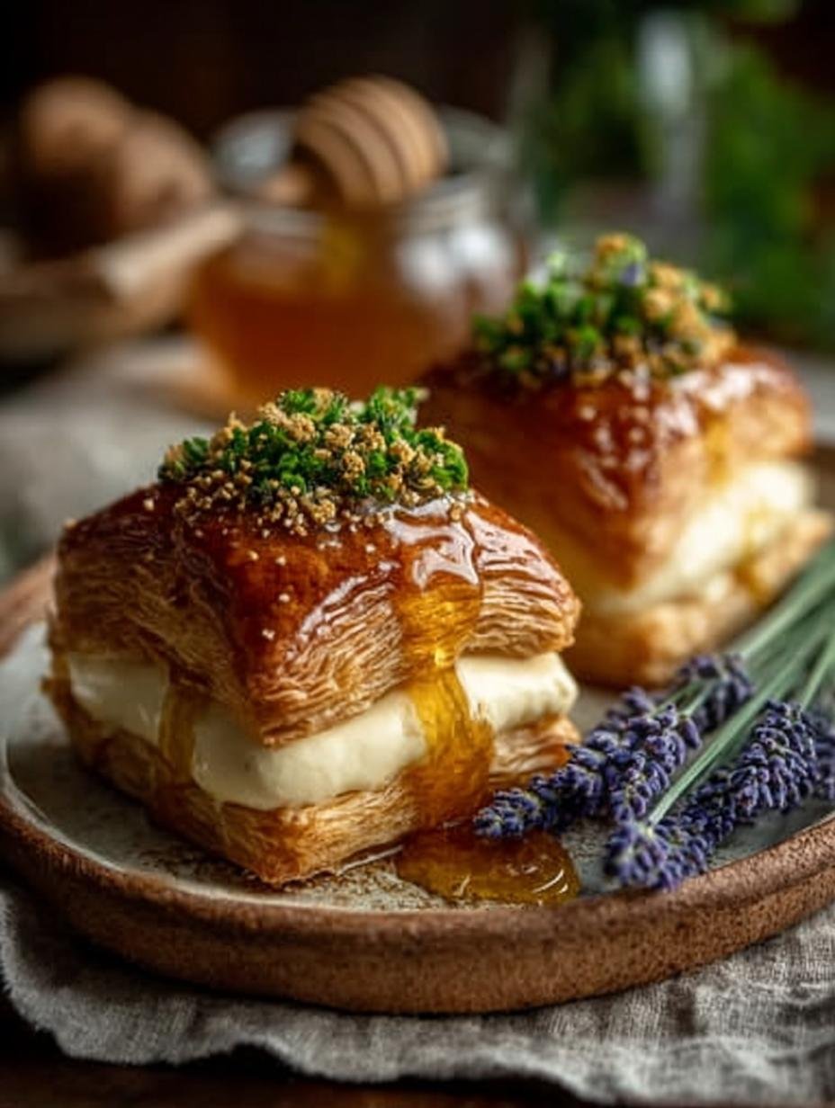 Lavender Infused Honey Whipped Delight: 12 Croissants - Lavender Infused Honey Whipped - main visual representation