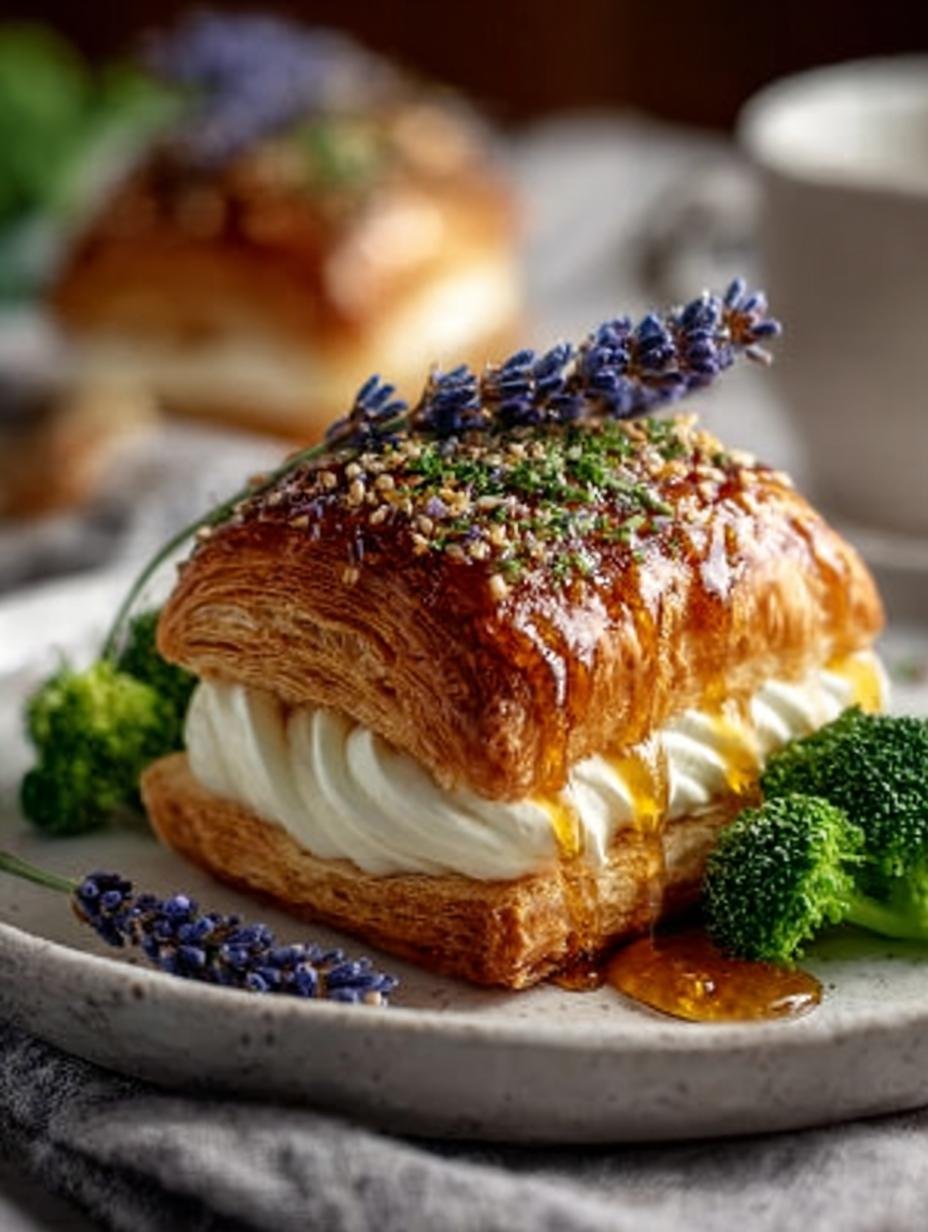 Lavender Infused Honey Whipped Delight: 12 Croissants - Lavender Infused Honey Whipped - additional detail