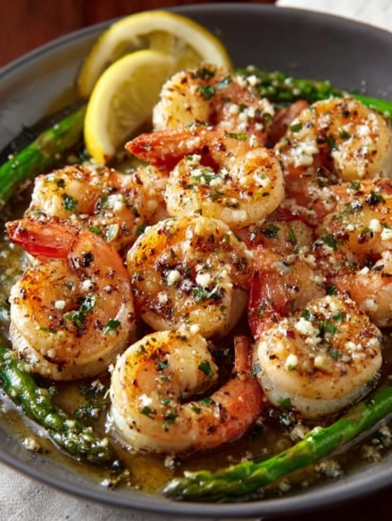 Lemon Garlic Shrimp with